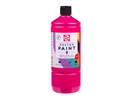 Farba szkolna plakatowa - Talens - Rose 1000 ml