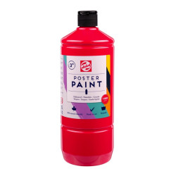 Farba szkolna plakatowa - Talens - Primary Red 1000 ml