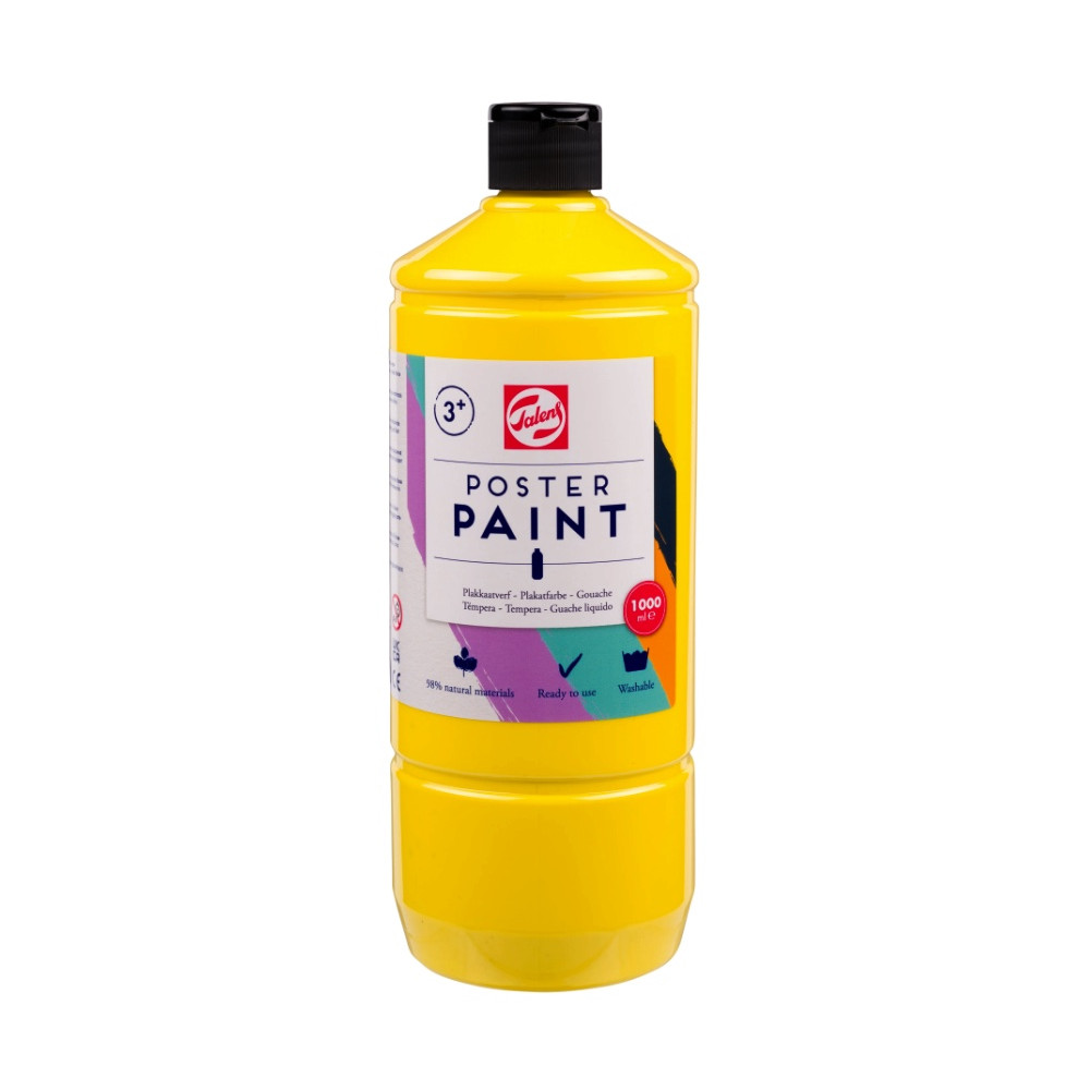 Poster paint in a bottle - Talens - Primary Yellow 1000 ml