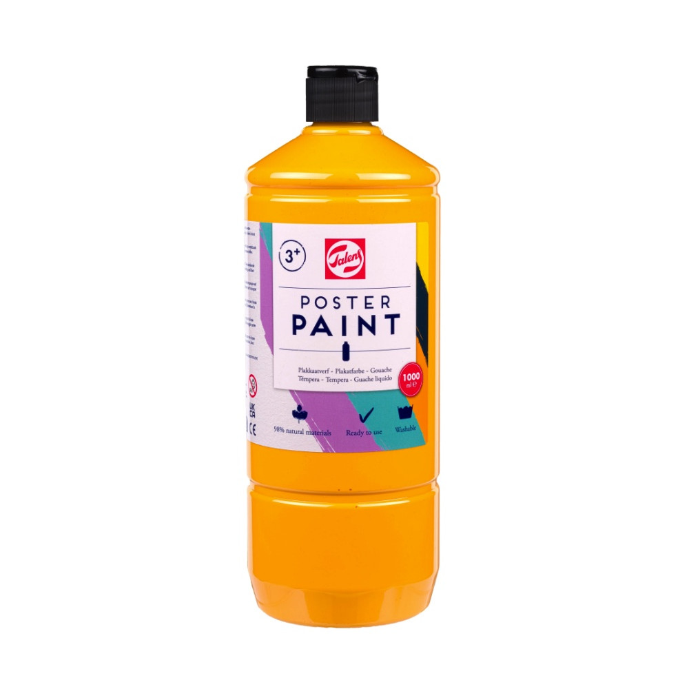 Farba szkolna plakatowa - Talens - Sun Yellow 1000 ml