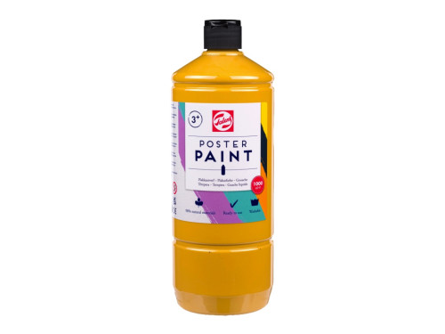 Poster paint in a bottle - Talens - Yellow Ochre 1000 ml