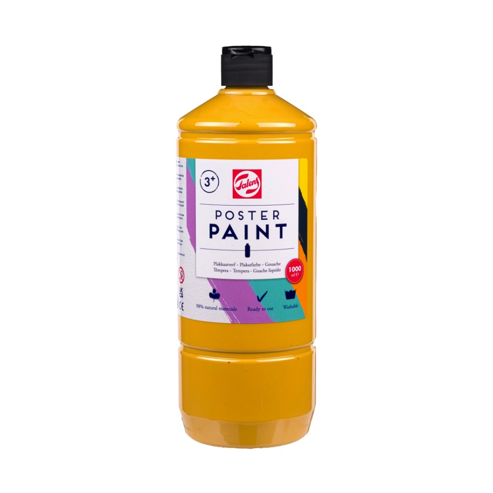 Farba szkolna plakatowa - Talens - Yellow Ochre 1000 ml
