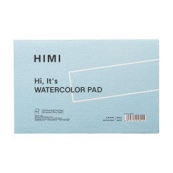 Blok do akwareli 14 x 21,6 cm - HIMI - Blue 300 g 20 ark.