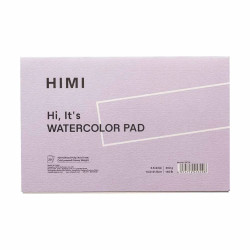 Blok do akwareli 14 x 21,6 cm - HIMI - Purple 300 g 20 ark.