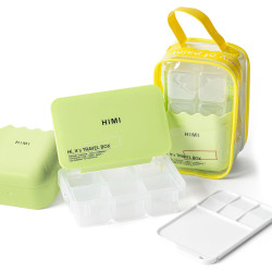 Travel Box do farb Twin Cup & Jelly Cup - HIMI - Apple Green