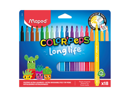 Set of Color'Peps Long Life pens - Maped - 18 pcs.