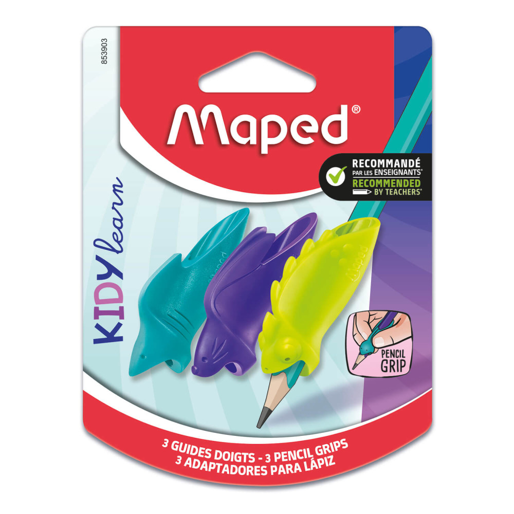Set of ergonomic pencil grips - Maped - 3 pcs