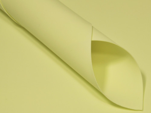 Foam Foamiran 0,8 mm - 33 x 29 cm - Light lemon