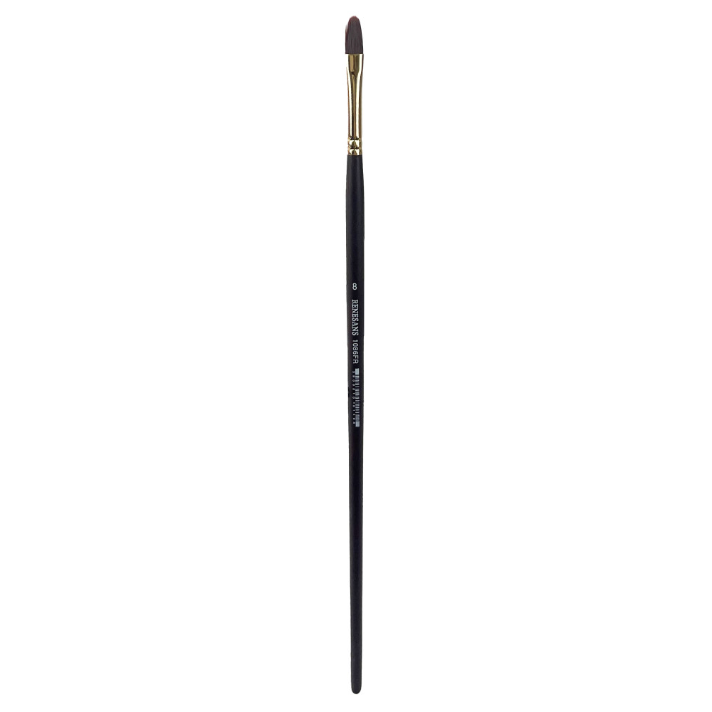 Filbert synthetic 1086FR series brush - Renesans - no. 8