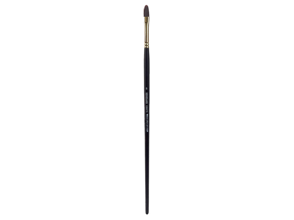 Filbert synthetic 1086FR series brush - Renesans - no. 8