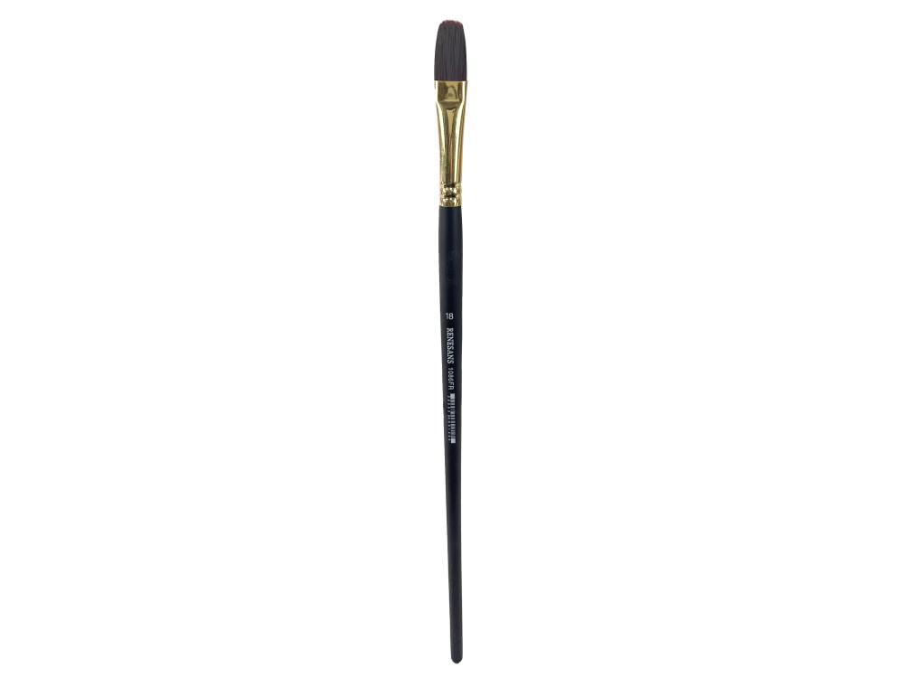 Filbert synthetic 1086FR series brush - Renesans - no. 18