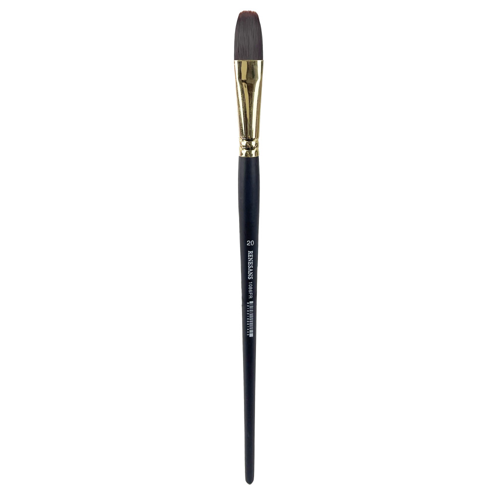 Filbert synthetic 1086FR series brush - Renesans - no. 20