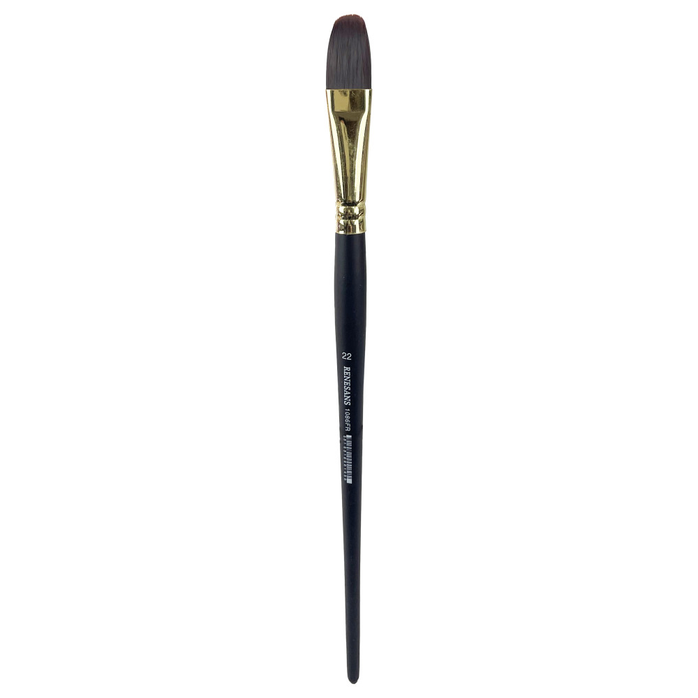 Filbert synthetic 1086FR series brush - Renesans - no. 22