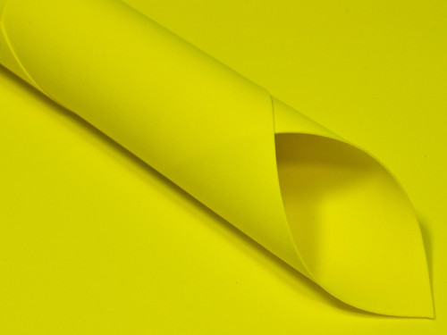Foam Foamiran 0,8 mm - 33 x 29 cm - Yellow
