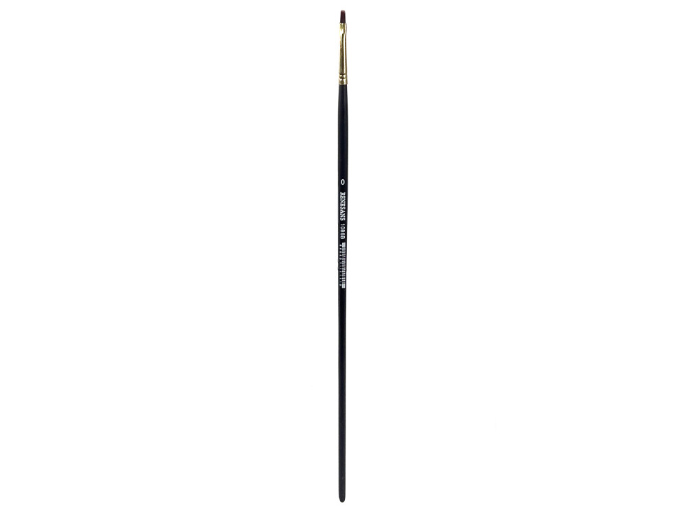 Flat broad synthetic 1086B series brush - Renesans - no. 0
