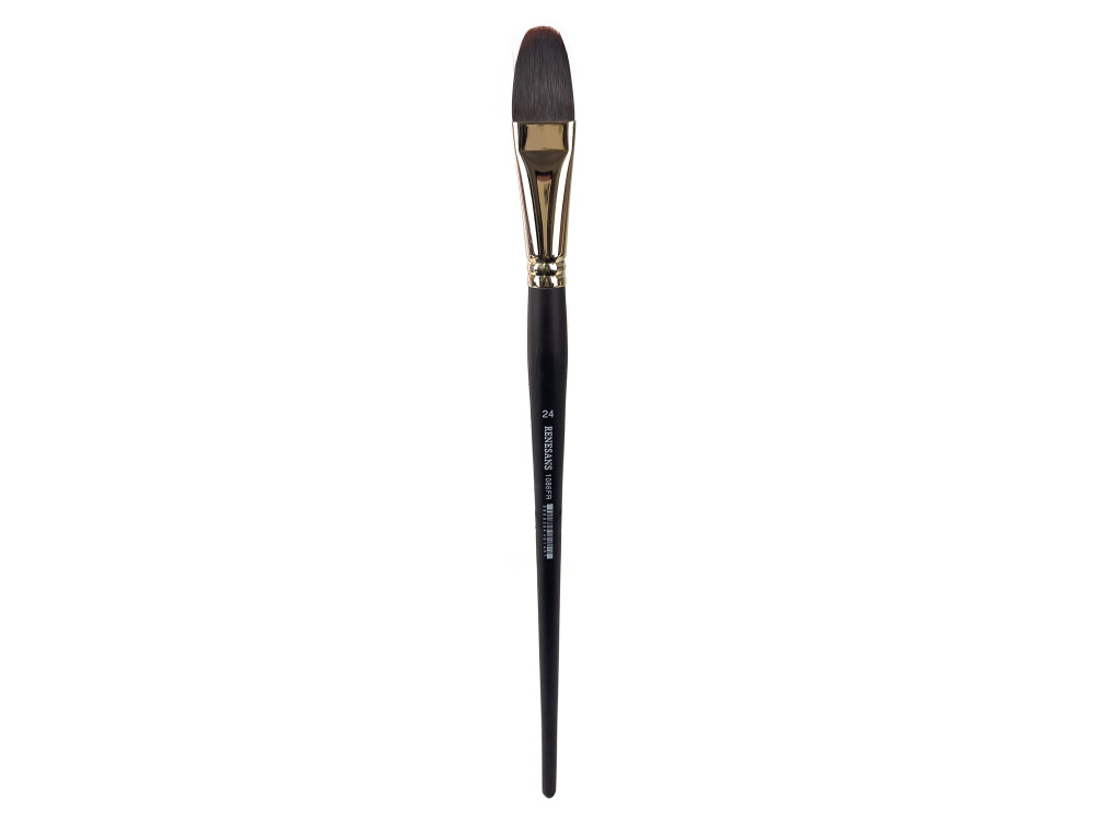 Filbert synthetic 1086FR series brush - Renesans - no. 24