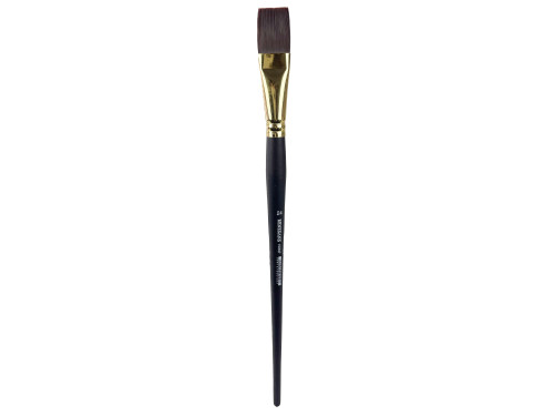 Flat synthetic 1086F series brush - Renesans - no. 24