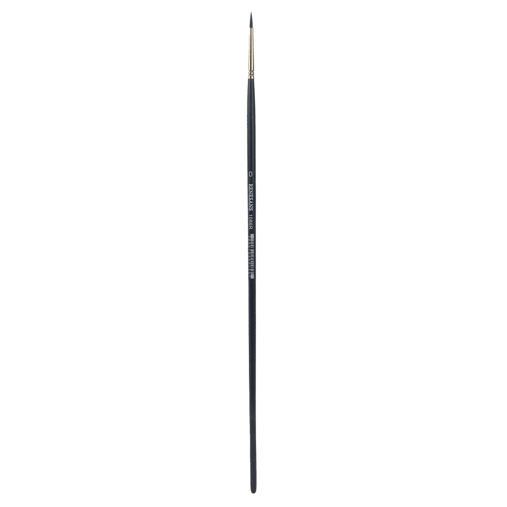 Round synthetic 1086R series brush - Renesans - no. 0