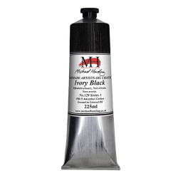 Farba olejna - Michael Harding - 129 Ivory Black 225 ml
