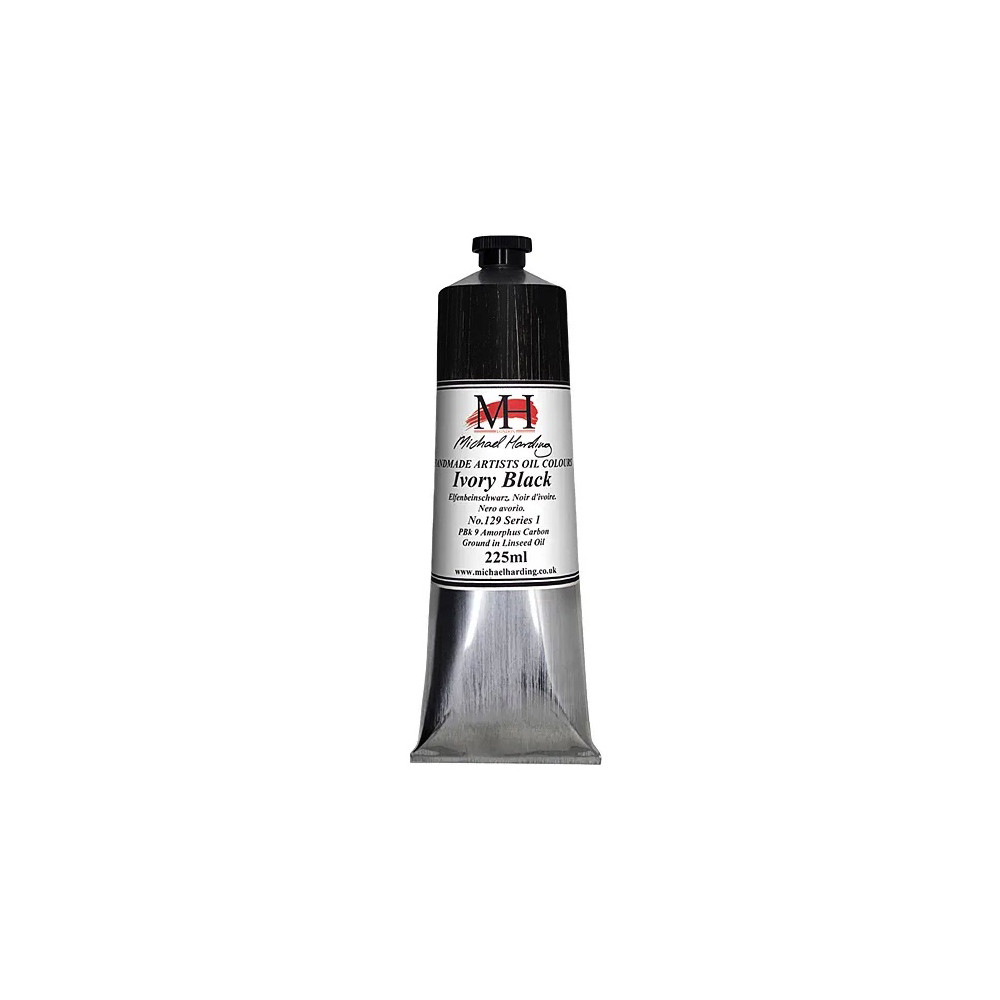 Oil paint - Michael Harding - 129 Ivory Black 225 ml