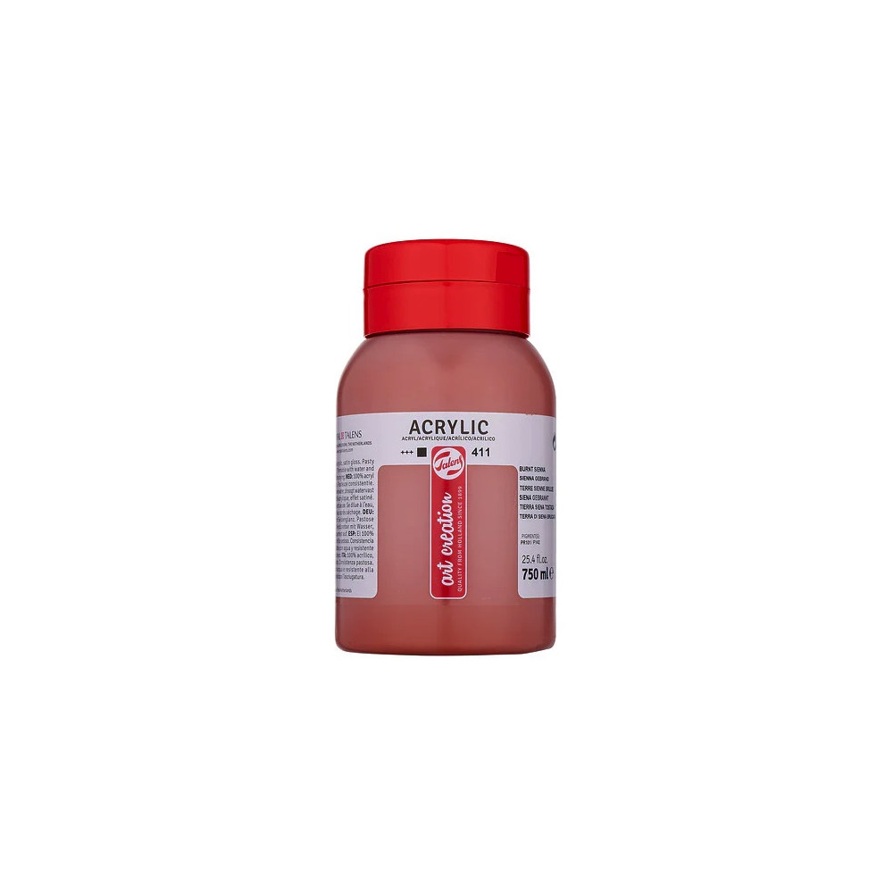 Acrylic paint - Talens Art Creation - Burnt Sienna 750 ml