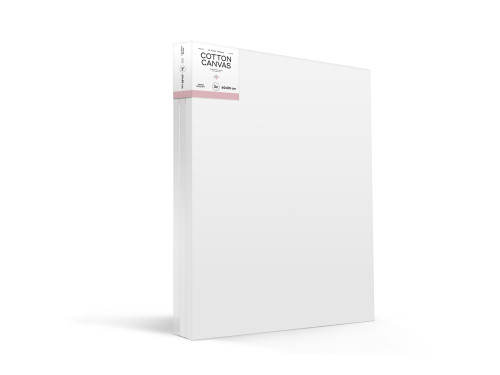 Cotton stretched canvas Basic - PaperConcept - 60 x 80 cm 3 pcs.