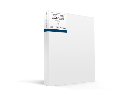 Cotton stretched canvases Classic - PaperConcept - 30 x 40 cm 3 pcs