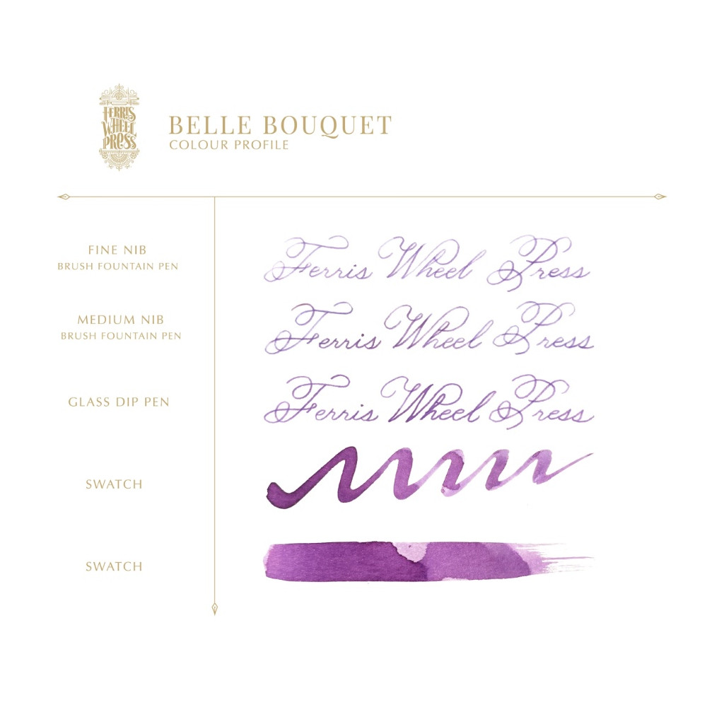 Calligraphy ink - Ferris Wheel Press - Belle Bouquet 38 ml