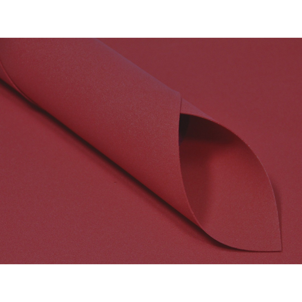 Pianka kreatywna - Foamiran - czerwony, 33 x 29 cm