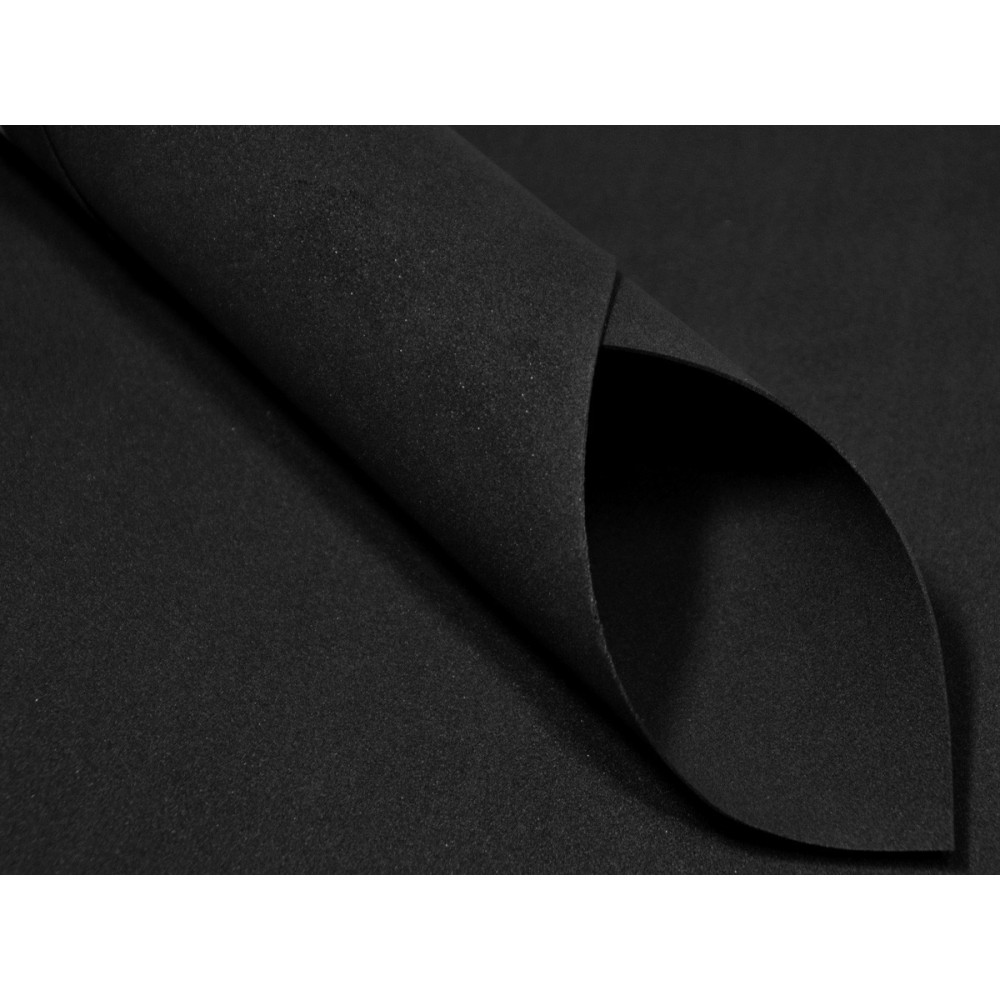 Pianka kreatywna - Foamiran - czarny, 33 x 29 cm