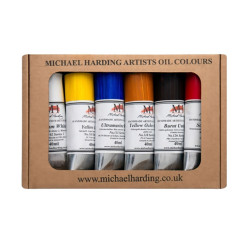 Zestaw farb olejnych Introductory - Michael Harding - 6 x 40 ml
