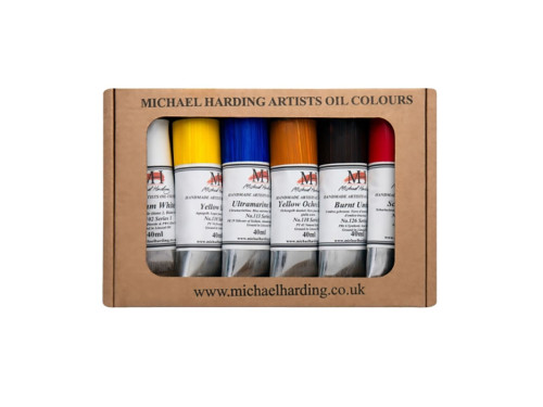 Set of Introductory oil paints - Michael Harding - 6 x 40 ml