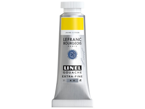 Farba gwasz Linel - Lefranc & Bourgeois - Lemon Yellow 14 ml