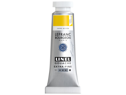 Farba gwasz Linel - Lefranc & Bourgeois - Cadmium Free Medium Yellow 14 ml
