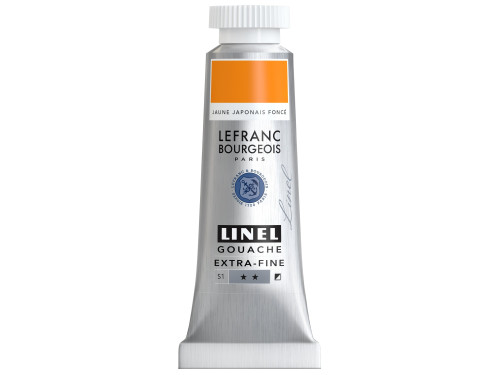 Farba gwasz Linel - Lefranc & Bourgeois - Japanese Yellow Deep 14 ml