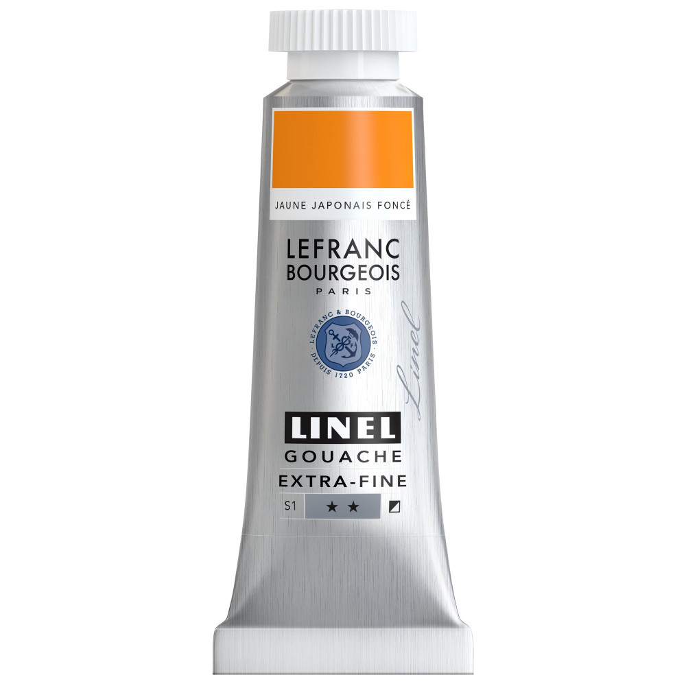 Farba gwasz Linel - Lefranc & Bourgeois - Japanese Yellow Deep 14 ml