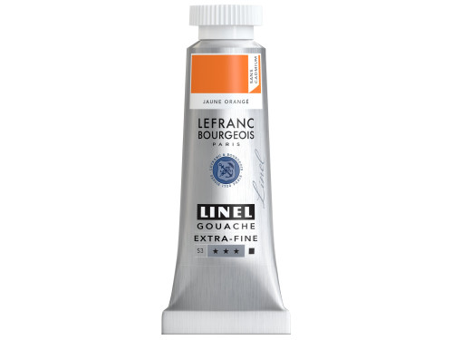 Linel gouache paint - Lefranc & Bourgeois - Cadmium Free Orange 14 ml