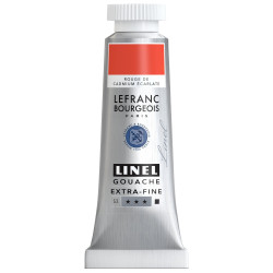Linel gouache paint - Lefranc & Bourgeois - Cadmium Red Scarlet 14 ml