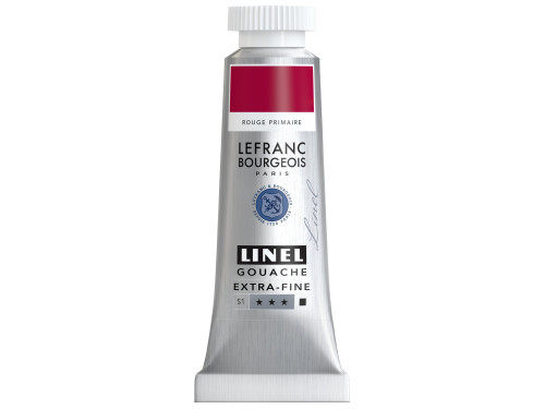 Linel gouache paint - Lefranc & Bourgeois - Primary Red 14 ml