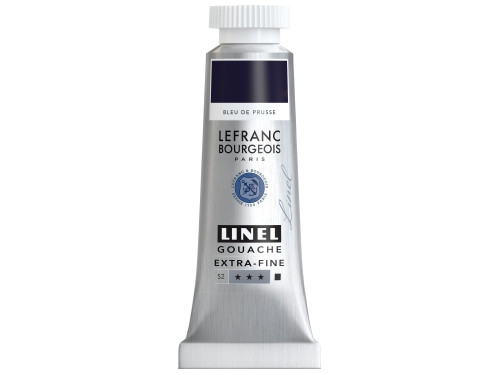 Farba gwasz Linel - Lefranc & Bourgeois - Prussian Blue 14 ml