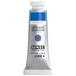 Linel gouache paint - Lefranc & Bourgeois - France Blue 14 ml