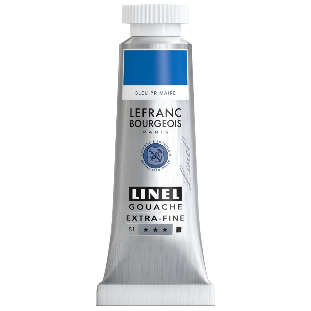 Farba gwasz Linel - Lefranc & Bourgeois - Primary Blue 14 ml