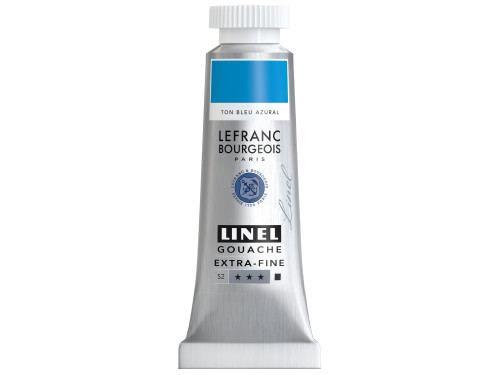 Farba gwasz Linel - Lefranc & Bourgeois - Azure Blue Hue 14 ml