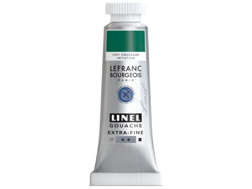 Farba gwasz Linel - Lefranc & Bourgeois - Viridian Imitation 14 ml