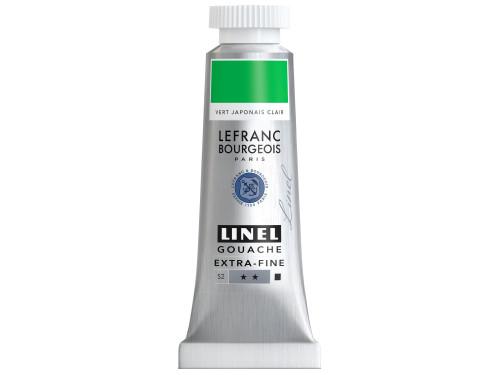 Farba gwasz Linel - Lefranc & Bourgeois - Japanese Green Light 14 ml