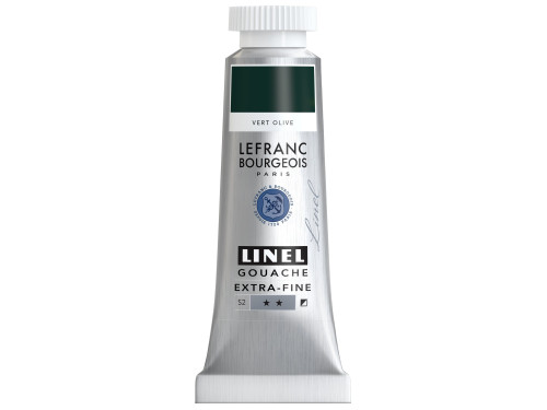 Farba gwasz Linel - Lefranc & Bourgeois - Olive Green 14 ml