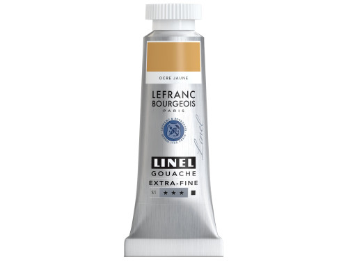 Farba gwasz Linel - Lefranc & Bourgeois - Yellow Ochre 14 ml