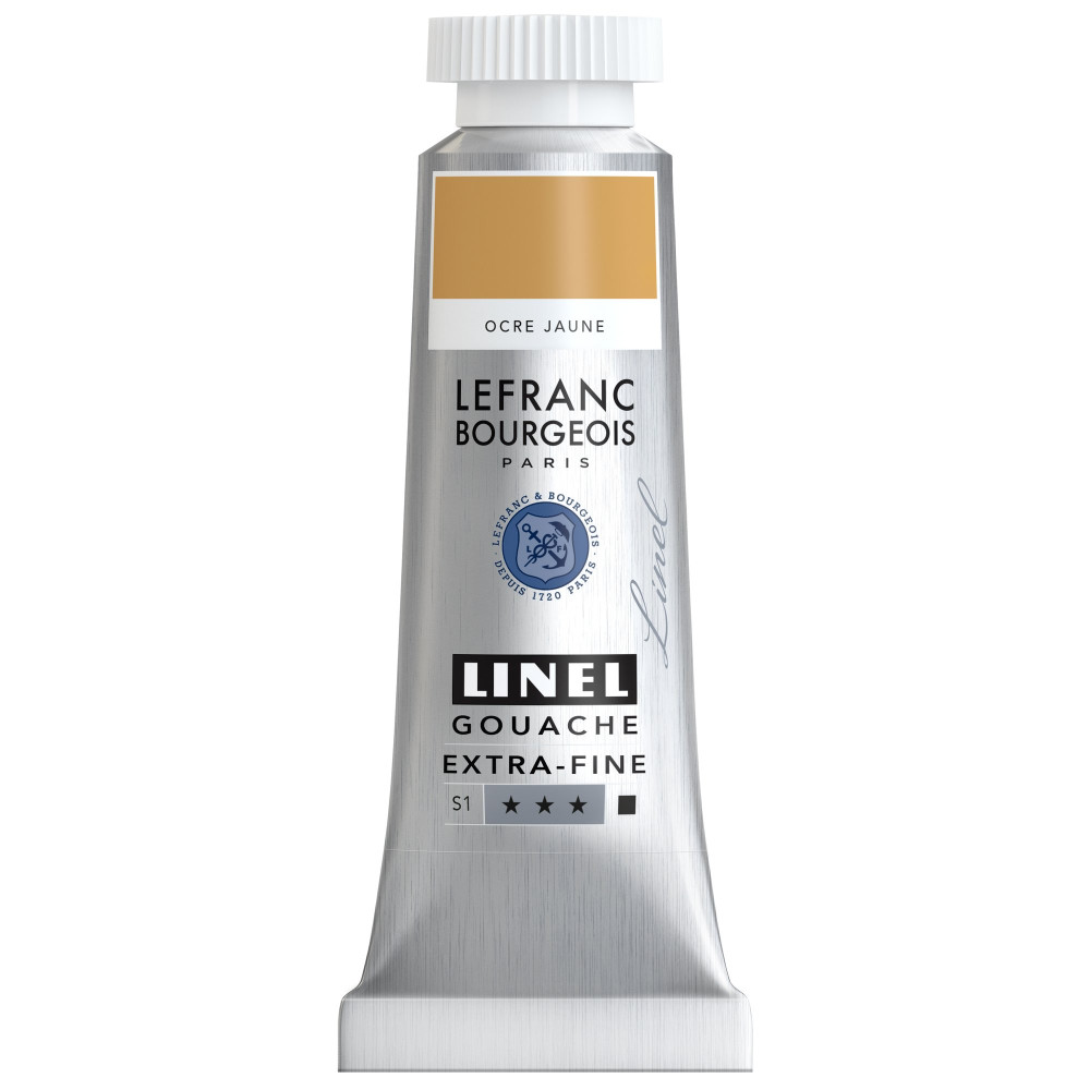 Farba gwasz Linel - Lefranc & Bourgeois - Yellow Ochre 14 ml