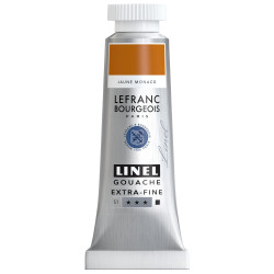 Linel gouache paint - Lefranc & Bourgeois - Monaco Yellow 14 ml