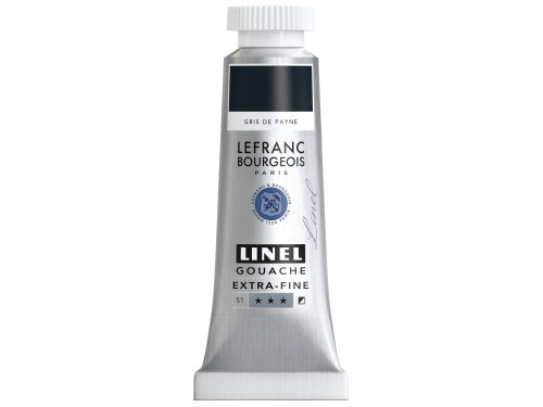 Farba gwasz Linel - Lefranc & Bourgeois - Payne's Grey 14 ml